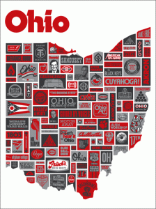 Ohio Poster by Aaron Draplin
